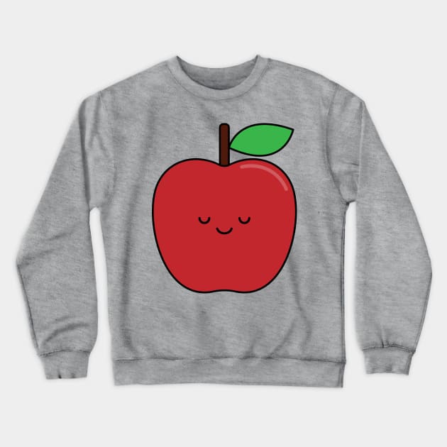 Apple Crewneck Sweatshirt by WildSloths